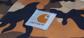 Carhartt-カーハート-ORANGE CAMO-ロゴ