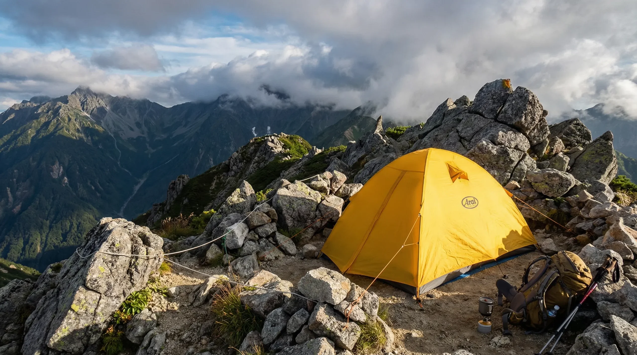 RIPEN(ライペン)|日本の山岳テントの信頼を背負う「黄色いテント」