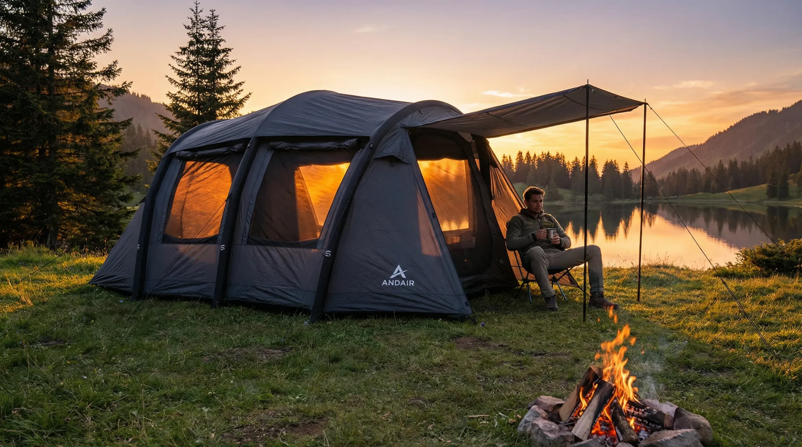 ANDAIR（アンドエアー）｜「エアーフレームテント」で切り拓く、日本発の次世代型キャンプスタイル
